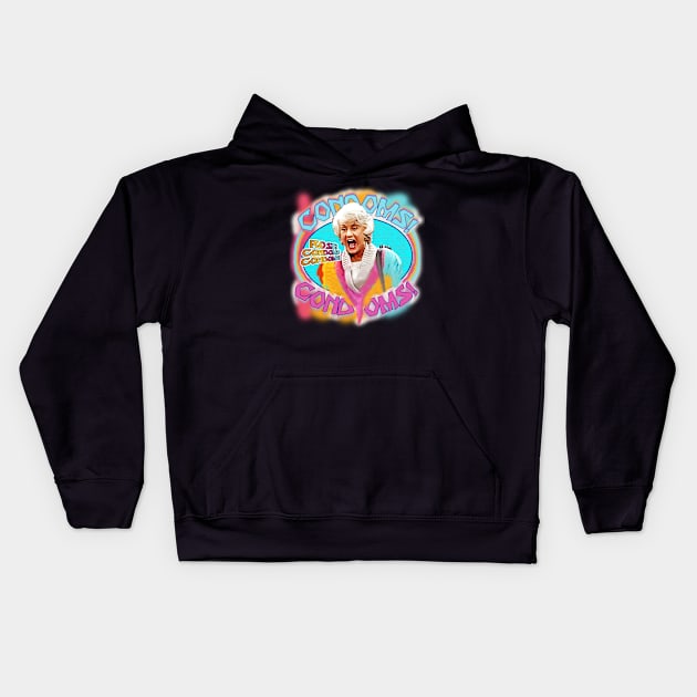 ROSE CONDOMS!! - GOLDEN GIRLS Kids Hoodie by Junnas Tampolly